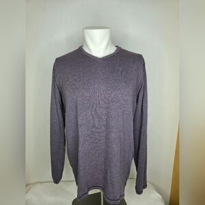 Velvet by Graham & Spencer Size L - Deep Purple/blue Long Sleeve Tshirt